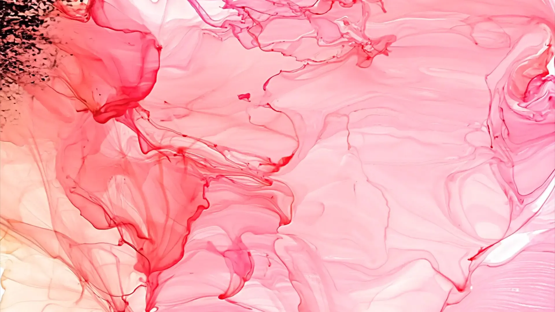 Elegant Pink Fluid Transition for Luxury Beauty Product Advertisements